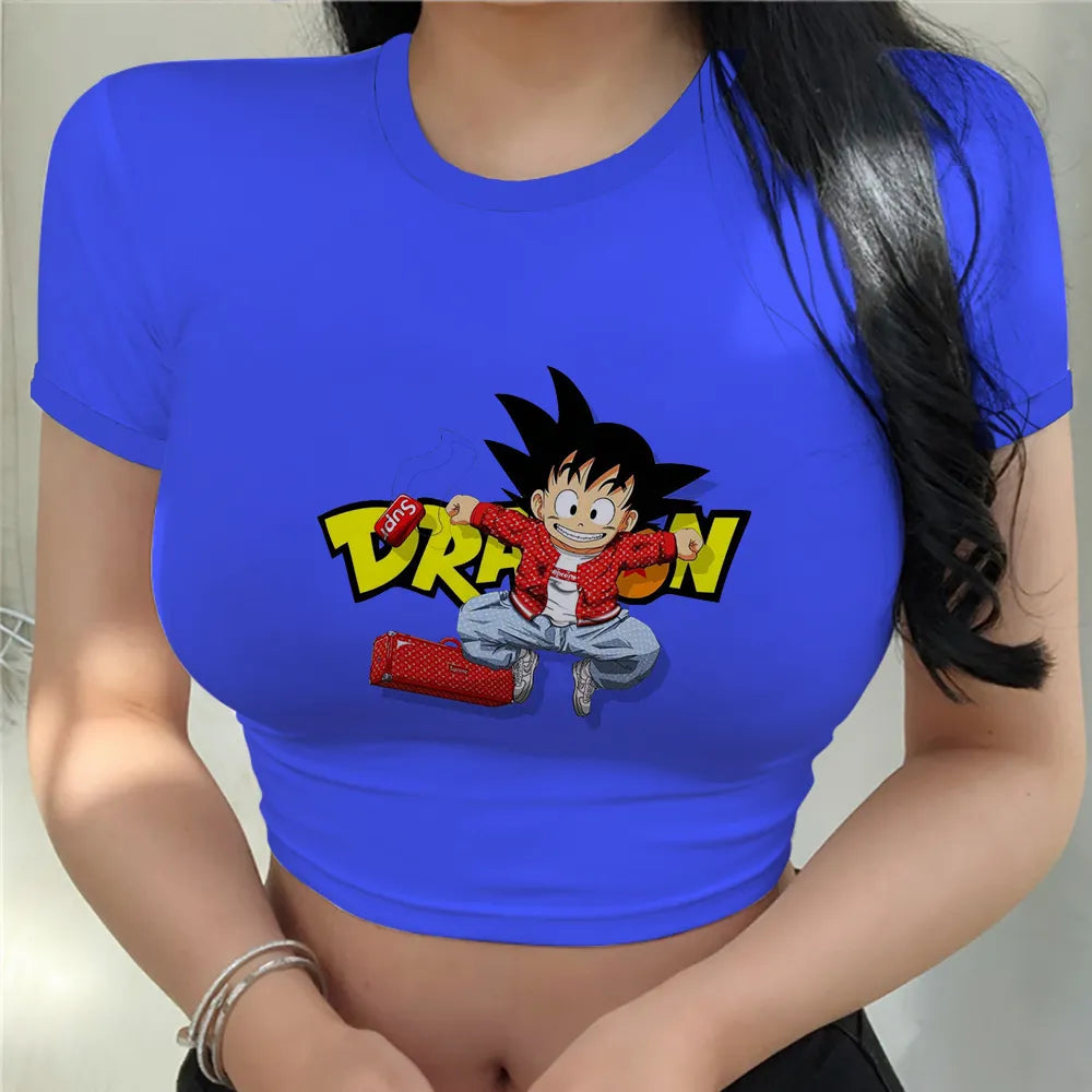 Dragon Ball: Super Saiyan Cute Crop Top