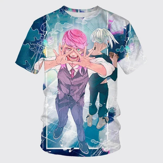 Tokyo Revengers: 3D Printed Unisex T-shirt Neutral Casual Street Style Short-sleeved Plus Size Top