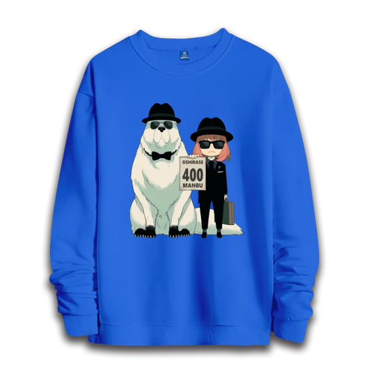Spy x Family: anime sweatshirts  women's round neck top couple round neck hoodie couple loose casual fashion