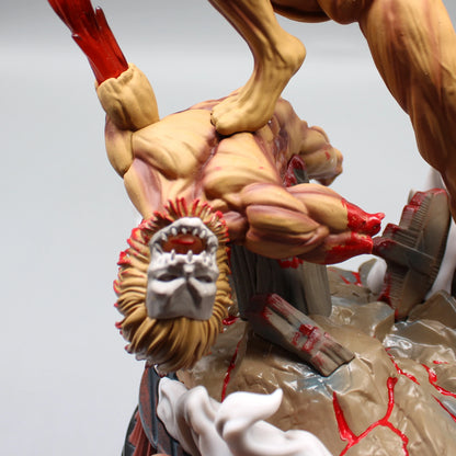 Attack On Titan: Figure The Armored Figures 29cm Titan Eren Jager Action Figurine Model Pvc GK Statue Ornament Toys Gifts
