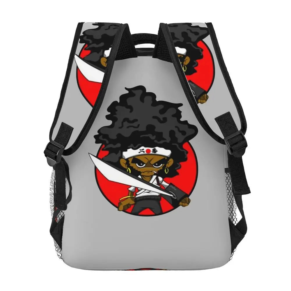 Afro Samurai: Backpack Hot Sale Daypack Large Capacity School Bag Shoulder Bags