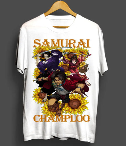 Samurai Champloo: T-Shirt Manga Anime Walk Mugen Jin Fuu Kasumi Shirt All Size