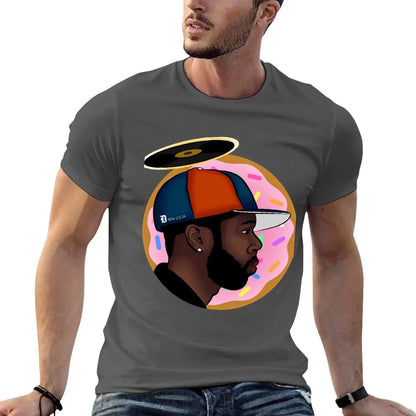 J Dilla: Donuts T-Shirt luxury t-shirt vintage graphic tee shirts men graphic