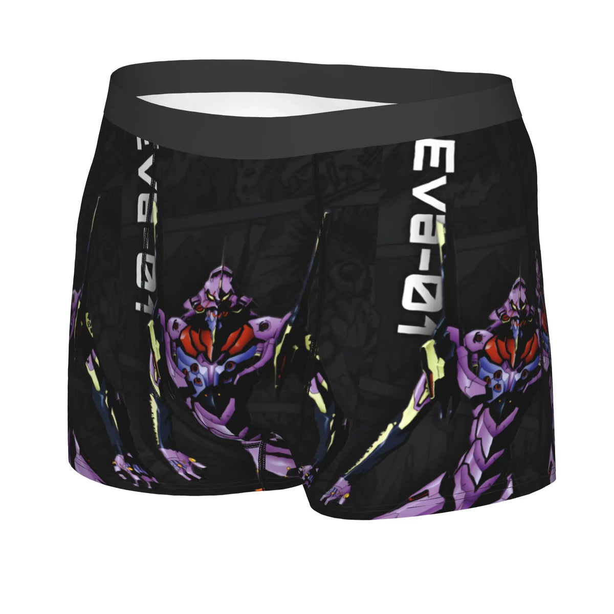 Evangelion: Underwear Mecha Style Doomsday Animation Boxer Briefs Stretch Shorts Panties Underpants