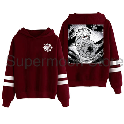 Gachiakuta: Rudo Merch Hoodie Pocketless Parallel Bars Sleeve Streetwear Women Men Hooded Sweatshirts