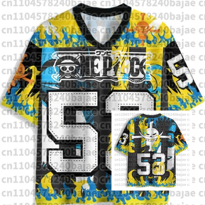 One Piece: Zoro Luffy 3D Quick-Drying T-Shirt Plus Size for Men Women Children's Top Jersey Gift