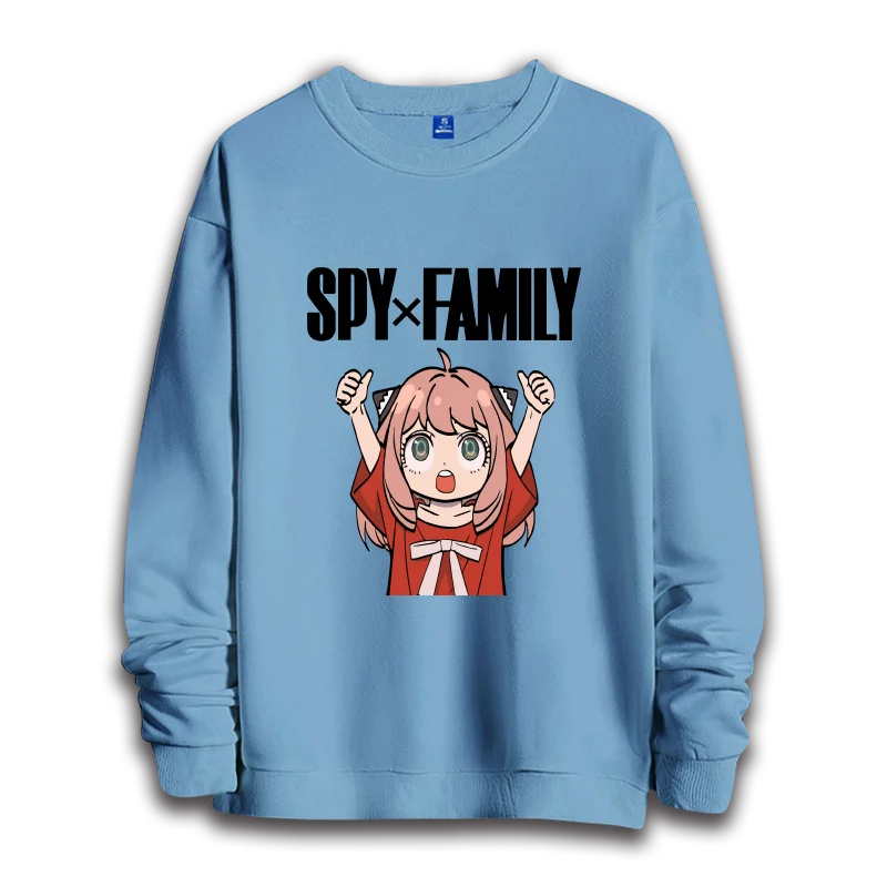 Spy x Family: anime sweatshirts  women's round neck top couple round neck hoodie couple loose casual fashion
