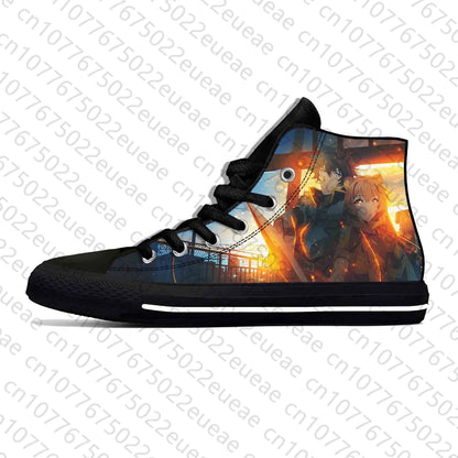 The Rising Of The Shield Hero: Raphtalia Casual Cloth Shoes High Top Lightweight Breathable 3D Print Men Women Sneakers