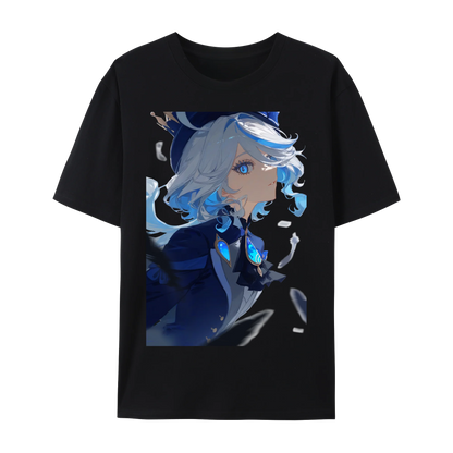 Genshin Impact: Furina Impression Unisex Short Sleeve Crewneck T-Shirt