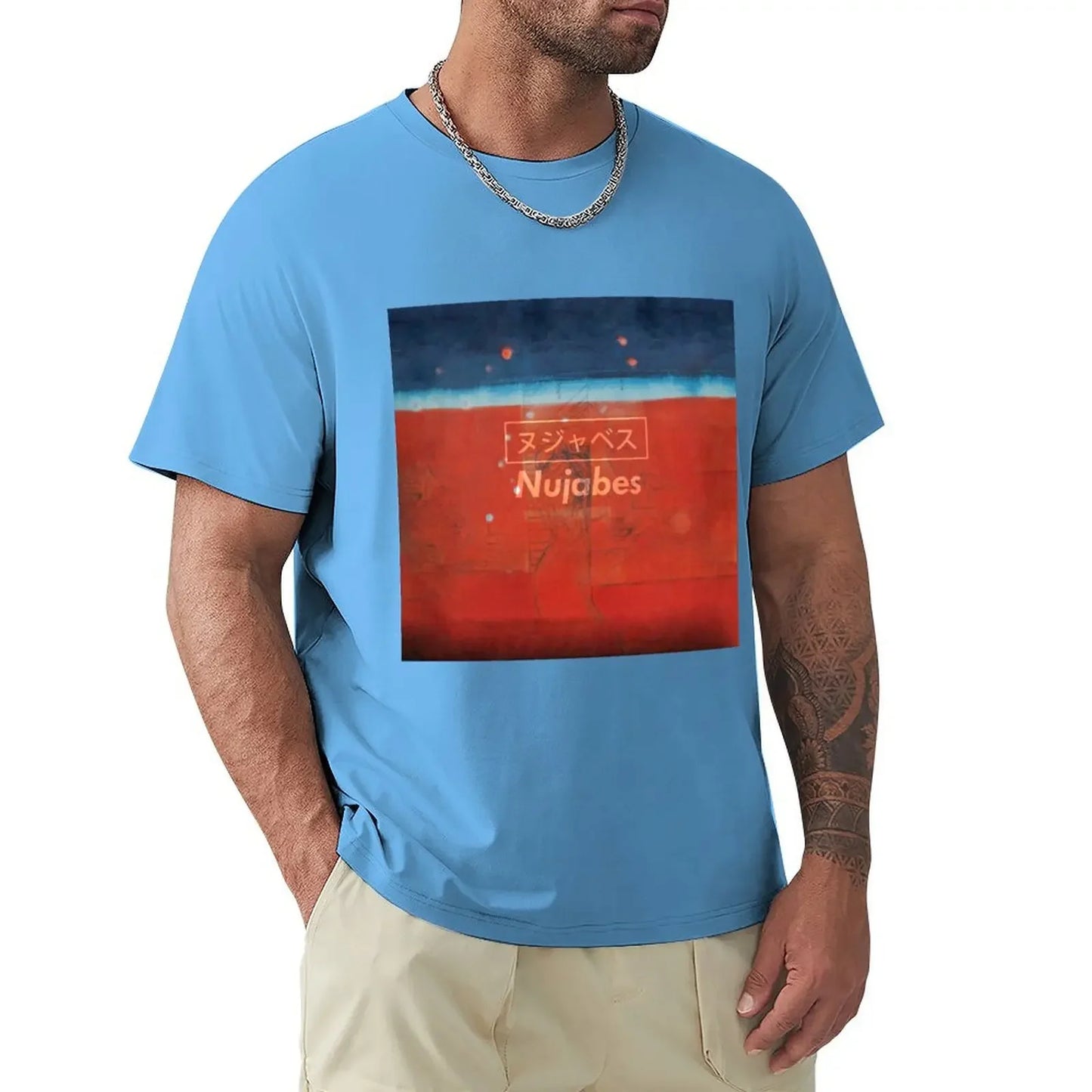Samurai Champloo: Nujabes Modal Soul ヌジャベス T-Shirt Blouse custom shirt cotton graphic tees compression shirt men