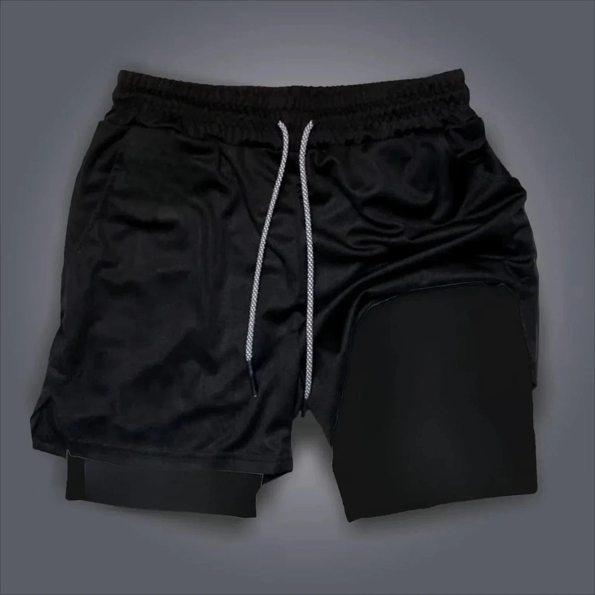 Dragon Ball Goku Anime Gym Shorts Men Double-layer 2-in-1 Sports Pants New Summer Japanese Cartoon Print Beach Pants Streetwear