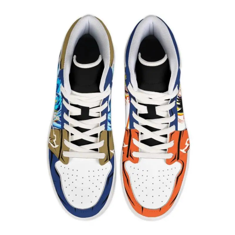 Dragon Ball Z: Super Anime Son Goku Sneakers Cartoon Printing Comfortable Flat Shoes Casual Shoes Basketball Shoes Birthday Gift