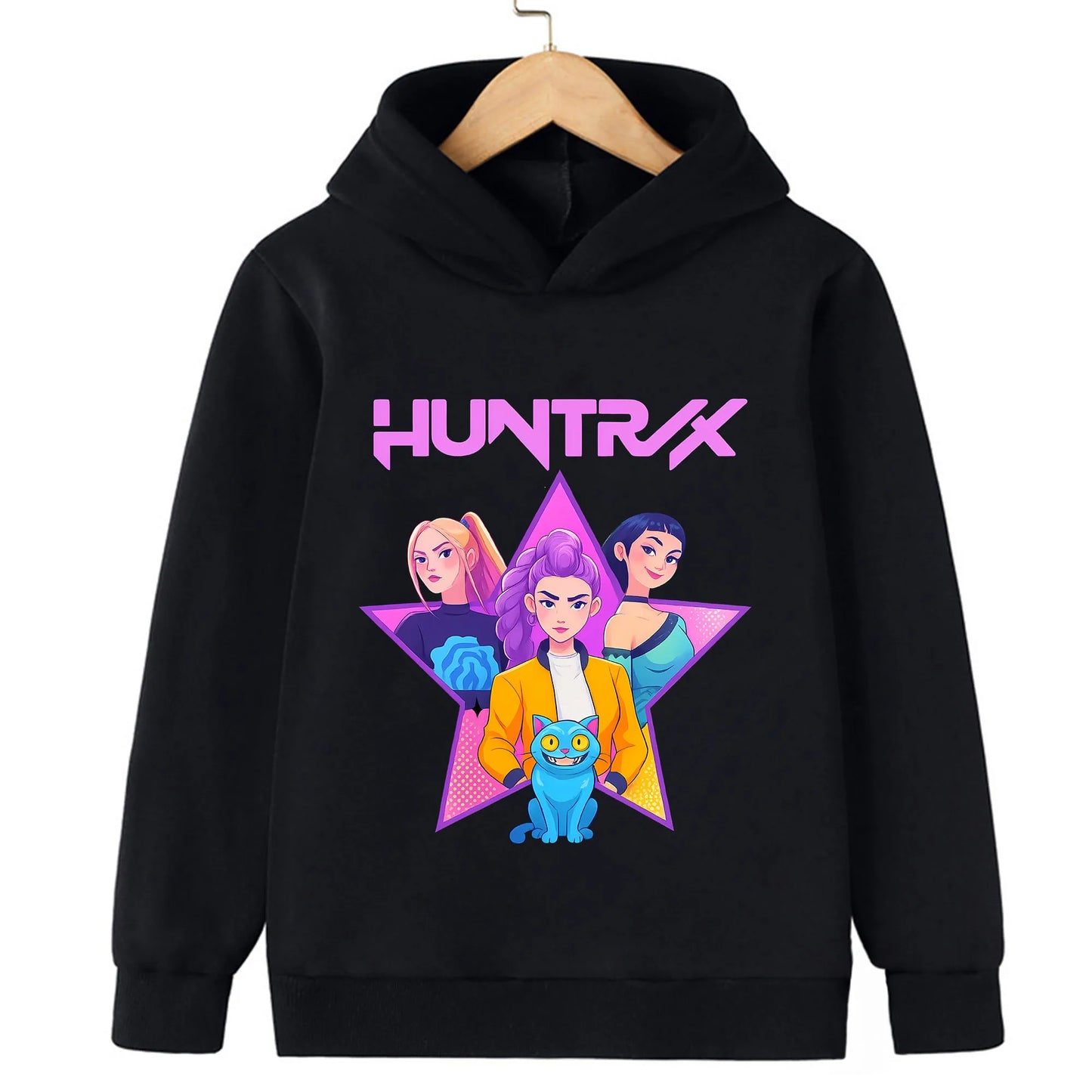 KPop Demon Hunters : Toddler Girl Clothes Demon Hunters Fashion Hoodie Clothes Child Girl Movie New Sweatshirts Casual Tops