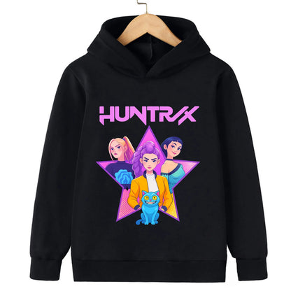 KPop Demon Hunters : Toddler Girl Clothes Demon Hunters Fashion Hoodie Clothes Child Girl Movie New Sweatshirts Casual Tops