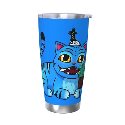 KPop Demon Hunters - Derpy  Insulated Tumbler with Lid Vacuum Thermal Mug Outdoor Travel Car Bottle Cup, 20oz