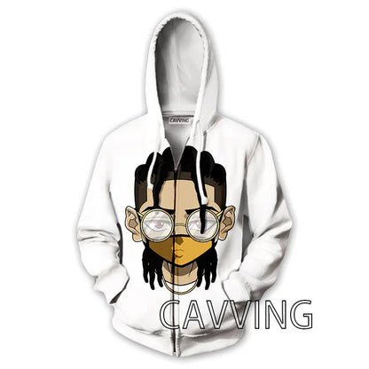 The Boondocks: New Fashion 3D Print   Zipper Hoodies Zip Up Hooded Sweatshirts Harajuku Hoodie Hip Hop Sweatshirts  H01
