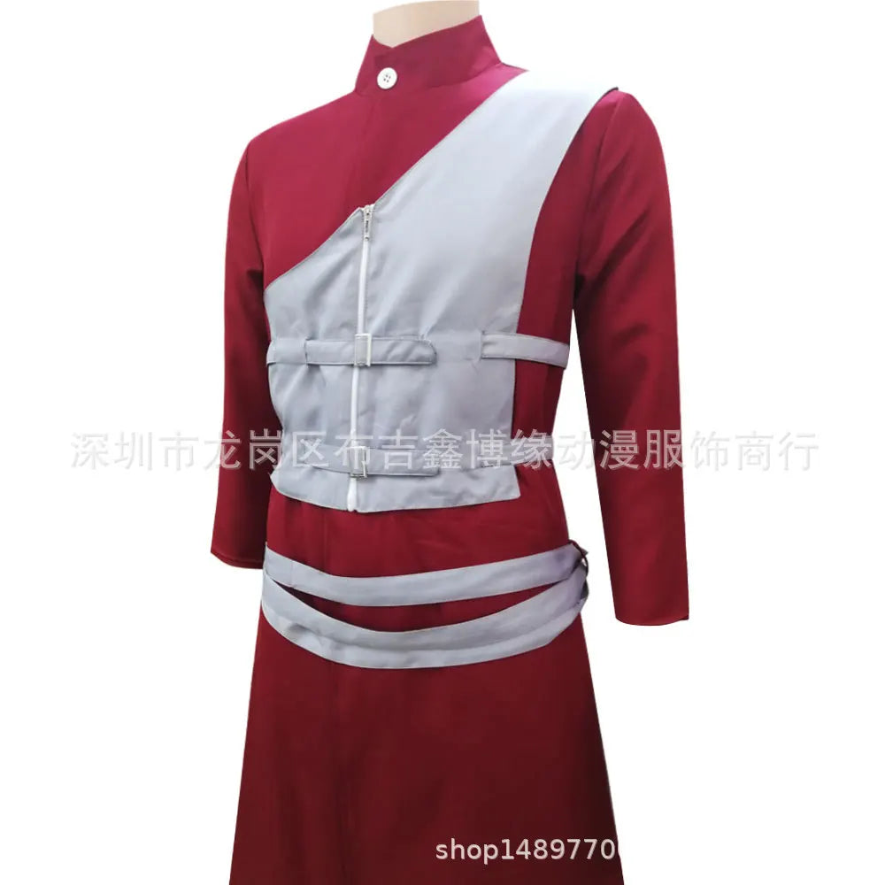 Anime Cosplay Kazekage Sabaku No Gaara Clothing For Man Halloween Costumes For Woman Wig Bag Carnival Performance