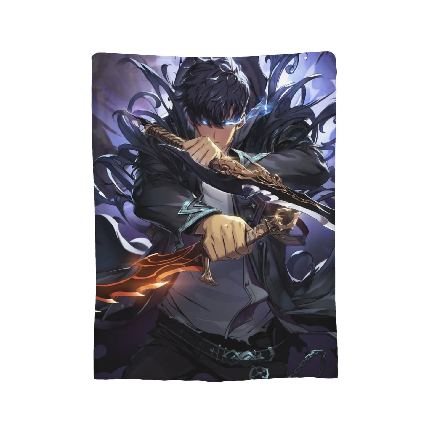 Solo Leveling: Blanket Flannel Spring Autumn  Breathable Ultra-Soft Throw Blanket for Sofa Car Bedspreads