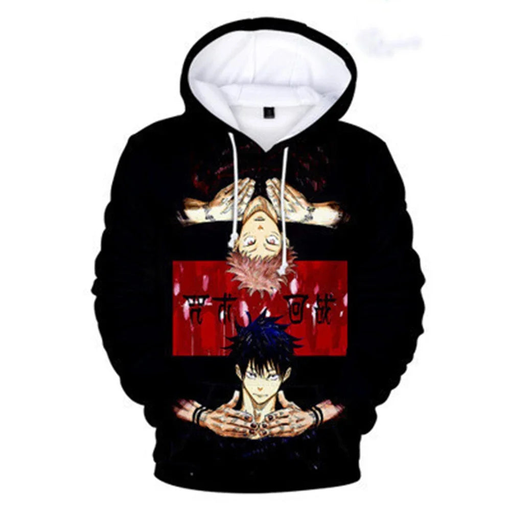 Jujutsu Kaisen: Hoodies Sweatshirts Men/Women Fashion Streetwear Autumn Winter y2k Plus Size Men's Clothing ﻿