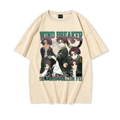 Wind Breaker:  Classic Street Clothes Gift for Him Anime Apparel Cotton Anime Soft Tee