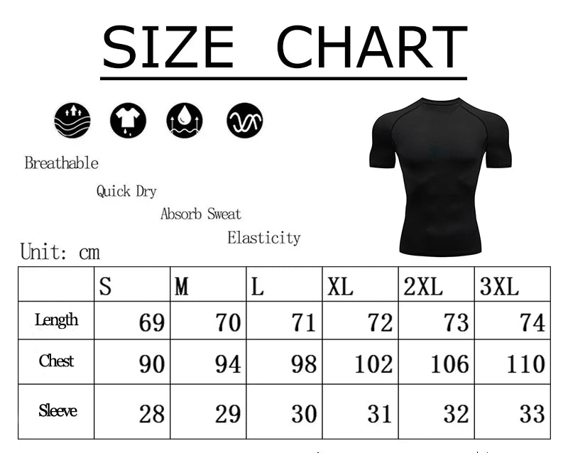 Baki: Men's Tshirt Fitness Sport Running Tight Gym i TShirts Athletic Quick Dry Summer Tops Tee