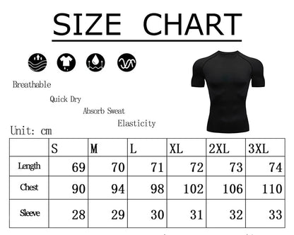 Baki: Men's Tshirt Fitness Sport Running Tight Gym i TShirts Athletic Quick Dry Summer Tops Tee