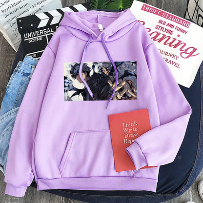 Solo Leveling: Hoodies Oversized Streetwear Long Sleeves Korean Style Popular Classic Simple