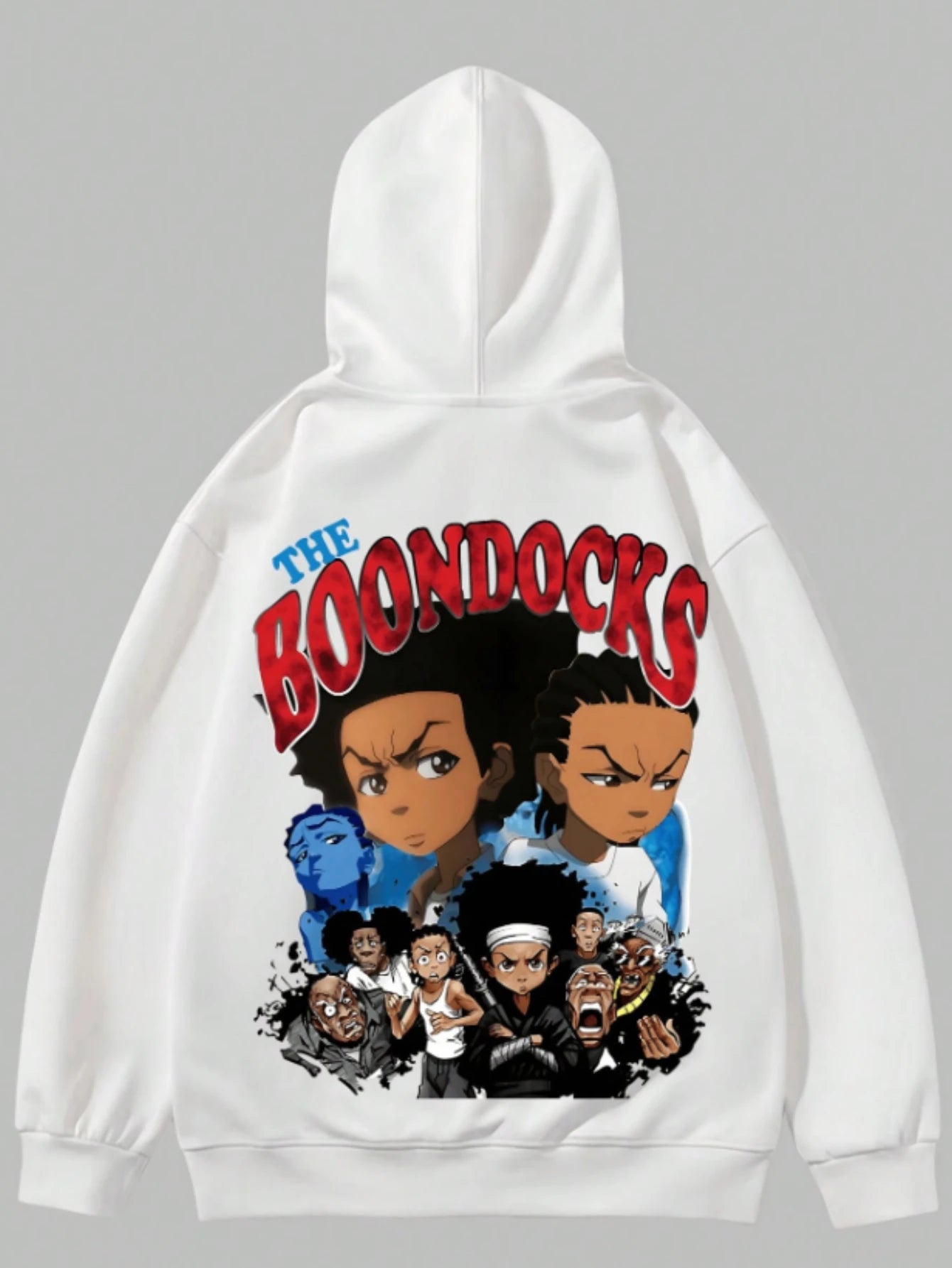 The Boondocks: Graphic Man's Fleece Sweatshirt For Autumn Winter,Long Sleeves Hoodies Warm Mans Clothing, Best Gift For Son
