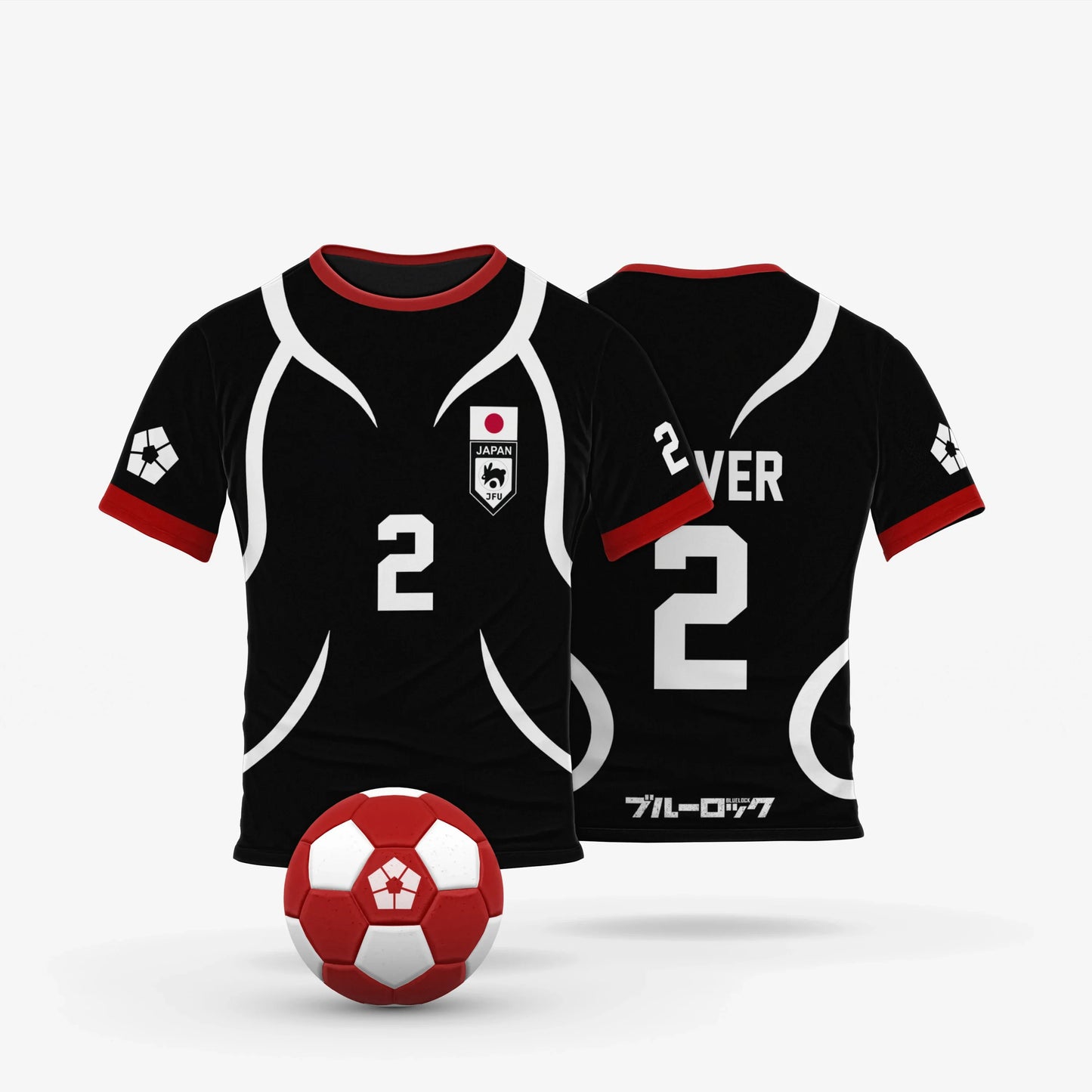 Blue Lock: Japan U20 Black Cartoon Anime Cosplay Men Jersey Summer Short Sleeve Children Tee Tops Quick-dry Fashion Women T-shirt