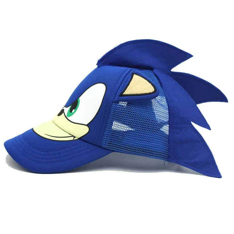 Sonic The Hedgehog:  Printed Baseball Cap S High-value Children Adult Parent-child Breathable Mesh Sunshade Sunscreen Hat