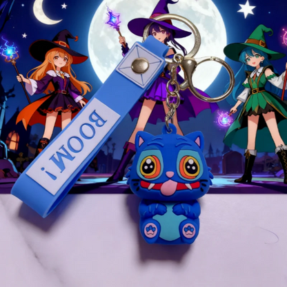 KPOP Devil Hunting Girl Group Tiger Anime Figure Toys Cute PVC Keychain Anime Student Bag Decoration Festival Gift