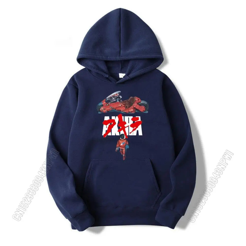 Akira: Synthwave Hoodie Sweatshirt 100% Hoodies Loose Fitness Style Hoody