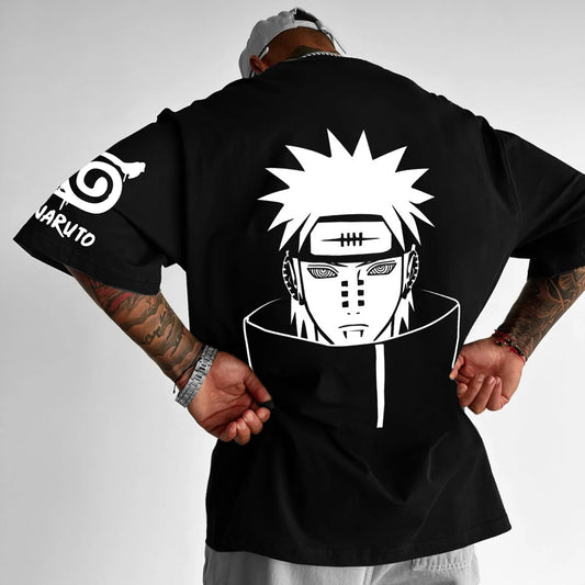 Naruto: Akatsuki Summer T-Shirt Tops Uchiha Itachi Men Women Pure Cotton Fitness T-Shirt Sports Breathable Short Sleeves