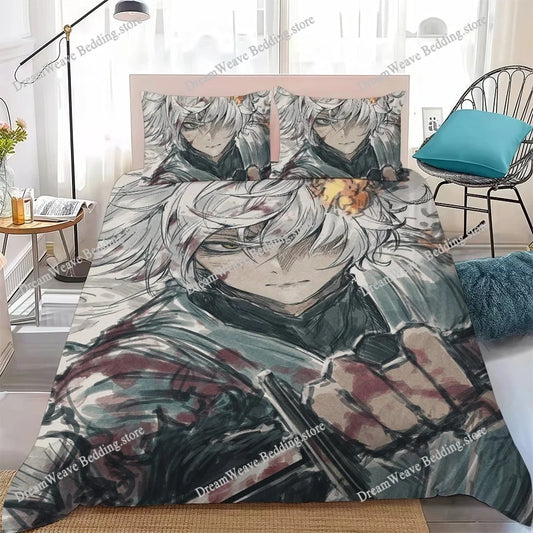 Hell's Paradise: Jigokuraku Duvet Cover Set Home Style Bedding Soft Laundry Cotton Bed Student Dormitory Gift