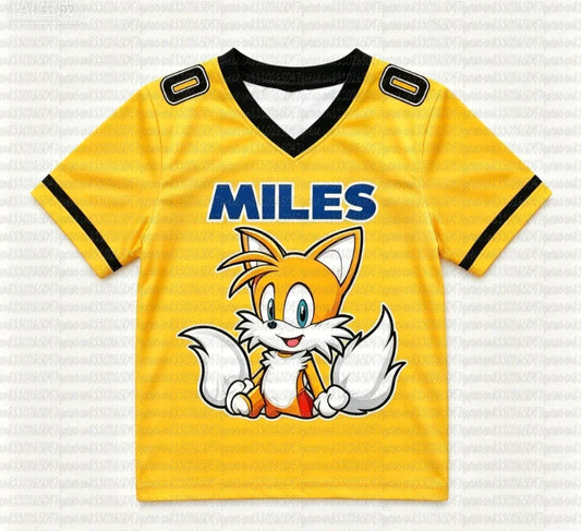 Sonic The Hedgehog: Summer Boy's Girls Casual Sports Style Sonic Print Short Sleeve V-Neck Men's Women's Casual T-shirt Tops