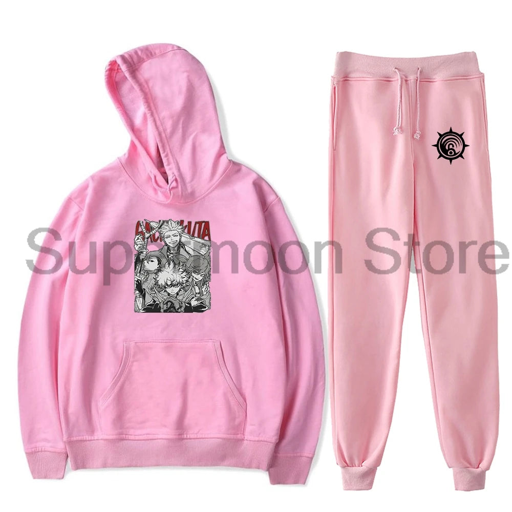 Gachiakuta: Hoodies Jogger Pants Two Piece Set Sweatshirts+Sweatpants Women Men Harajuku Outfit Sets