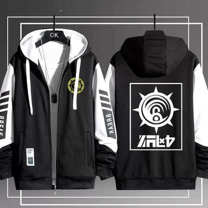 Gachiakuta:  Zip Up Hoodie Rude Riyo Costume Casual Harajuku Long Sleeves Men Women Zipper Hoodies Sweatshirt Outerwear Coat