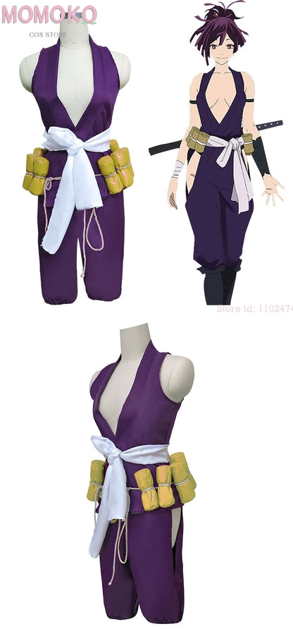 Hell's Paradise: Gakushu Maru Sasame Exiled Convicts Casual Cosplay Dress Black Ink Tattoo adulto mujer