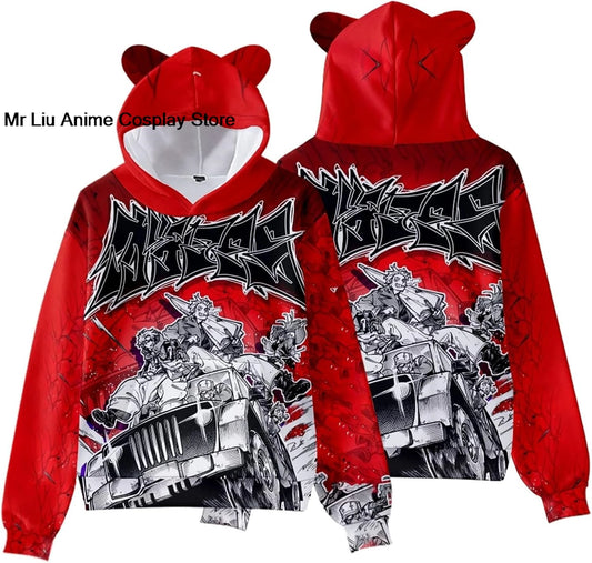 Gachiakuta: Hoodie Sweatshirt Sweater Costume Clothing Pullover Hooded with Ear Hat