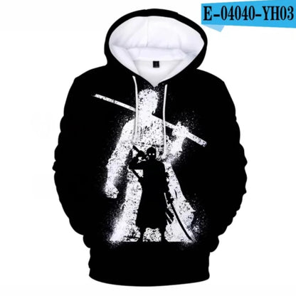 Bleach: Hoodies Long Sleeve Casual Hooded Streetwear Teenage Boy Clothes Oversized Hoodie pullover