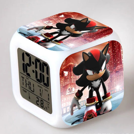 Sonic the Hedgehog: Alarm Clock Creative 8x8x8cm LED Cube with Light Display Time Week Month