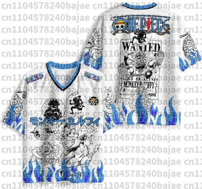 One Piece: Zoro Luffy 3D Quick-Drying T-Shirt Plus Size for Men Women Children's Top Jersey Gift