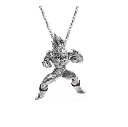 Dragon Ball Z: Super Saiyan Son Goku Alloy Electroplate Necklace Personality Jewelry Pendant Hip Hop Sweater Chain Comic