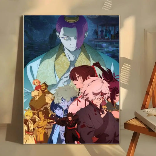 Hell's Paradise: Classic anime  Poster  Self-adhesive Art Waterproof Paper Sticker Coffee House Bar Room Wall Decor