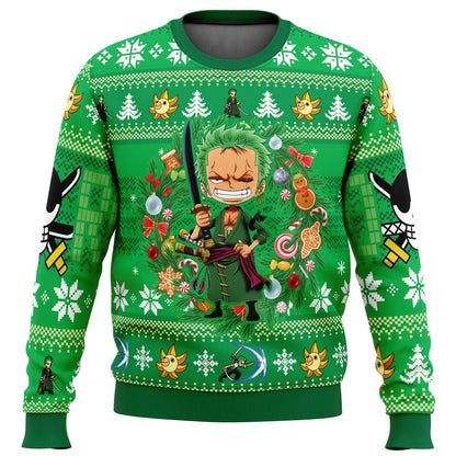 One Piece: Luffy Christmas One Piece Ugly Christmas Sweatshirt Cartoon Japan Anime Men Women Pullover Kawaii Tops Couple Hoodie