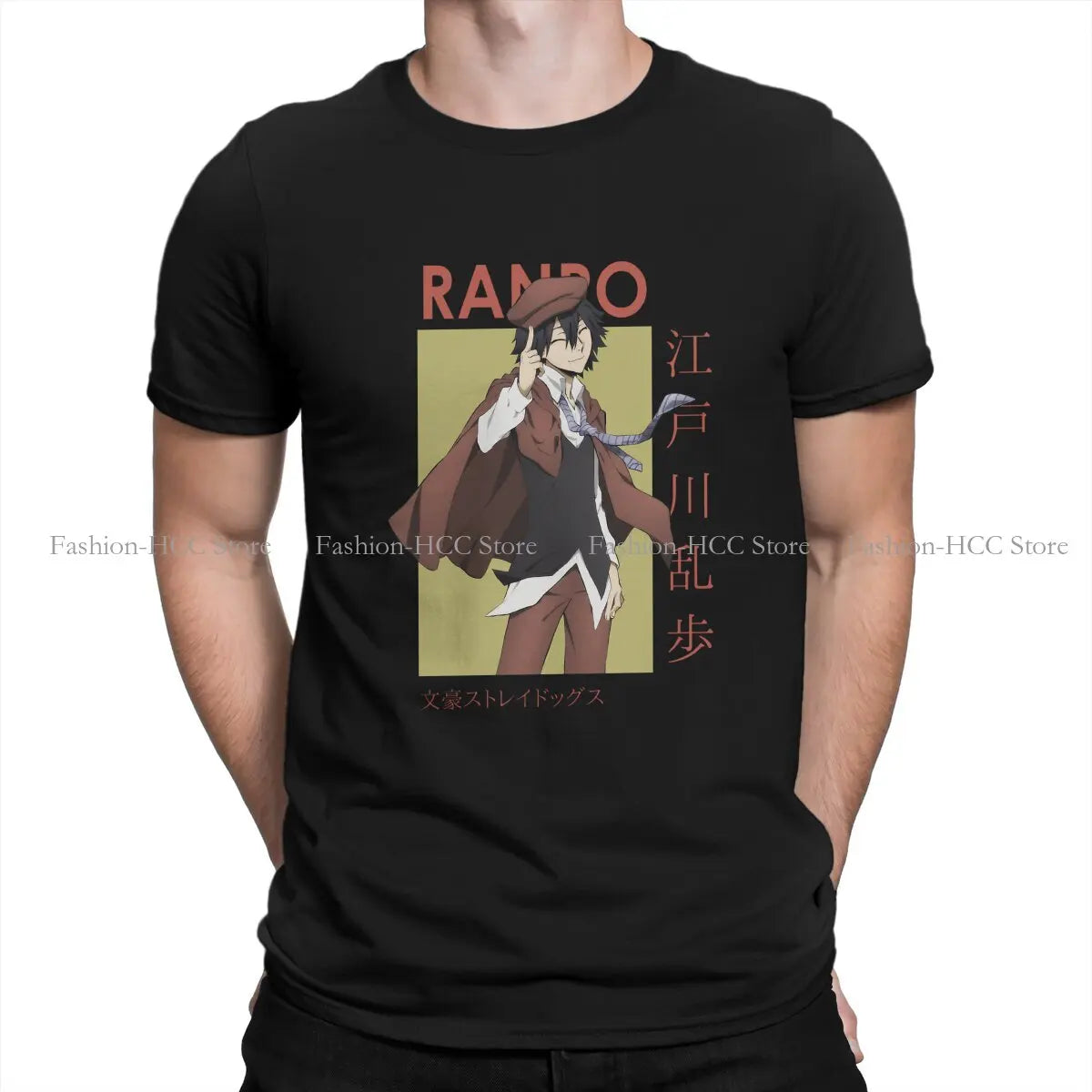 Bungo Stray Dogs: Ranpo Edogawa Polyester Men HarajukuTops T Shirt O Neck