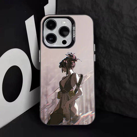 Hell's Paradise: APPLE J-Jigokuraku Phone Case For iPhone 17,16,15,14,13,12,11,Pro,Max,Plus,E,Air,Mini Black Tpu Cover