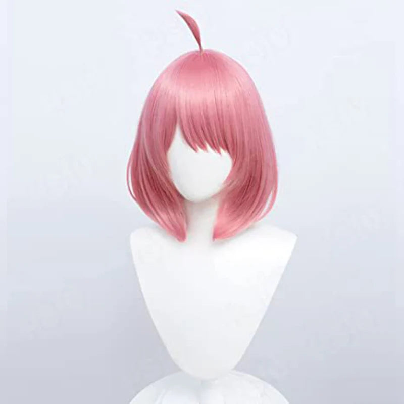 Spy x Family: Anya Forger Cosplay Costume Set for Black Dress Uniform Pink Wig And Stockings for Child Girls Party O