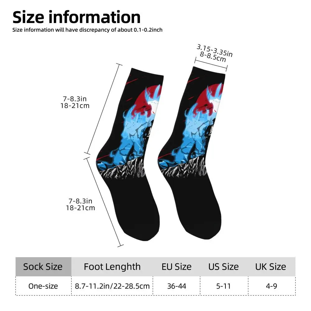 Solo Leveling: Sung jinwoo Shadow Monarch Socks,Leisure Beautiful printing Suitable for all seasons Dressing Gifts