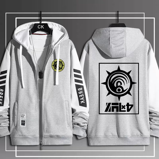 Gachiakuta:  Zip Up Hoodie Rude Riyo Costume Casual Harajuku Long Sleeves Men Women Zipper Hoodies Sweatshirt Outerwear Coat